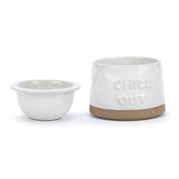 White Chill Out Dip Chiller - 5in