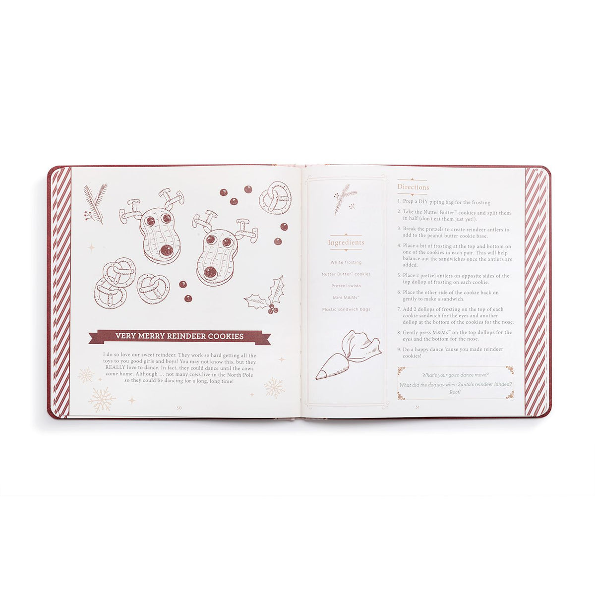 Mrs. Claus Caring Collection 12 Days of Cookies Countdown Recipe Book