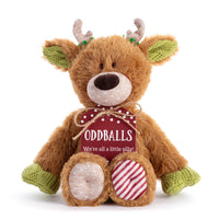 Holiday Oddball Mini Reindeer Plush