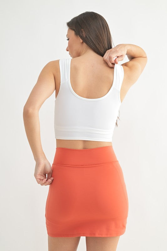 Mono B Ruched Front Active Top