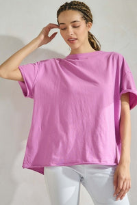 The Essential Raw Edge Oversize Tee