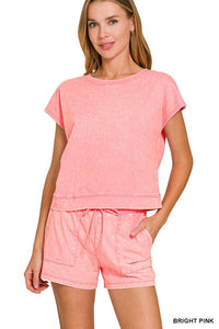 Premium Cotton Washed Shorts