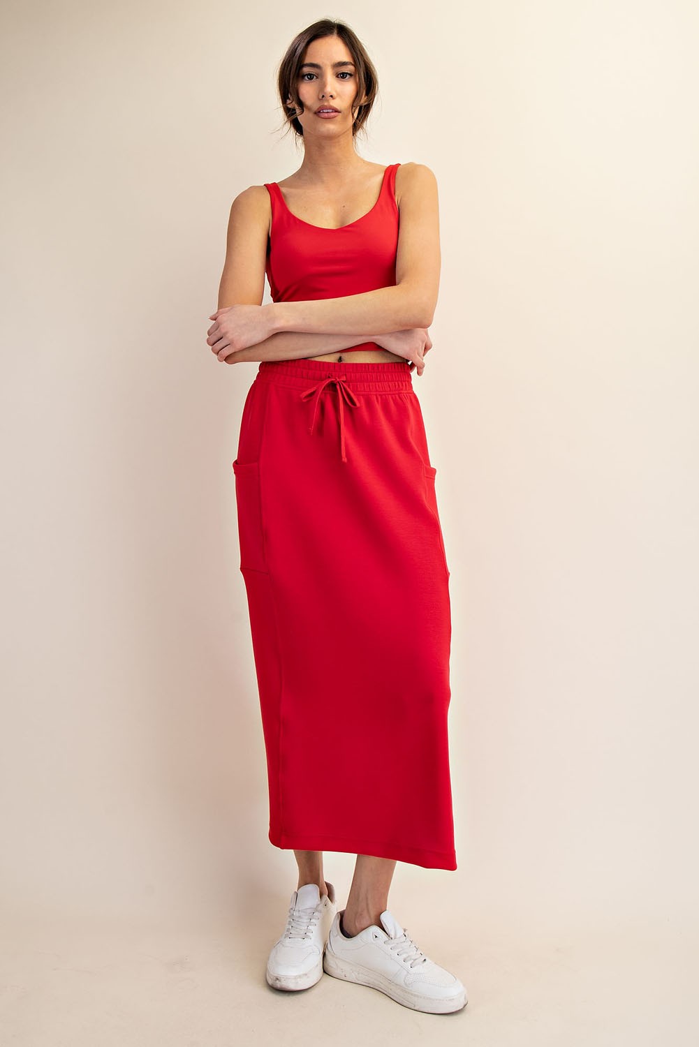 Modal Scuba Long Skirt