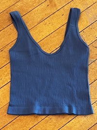 Ribbed Tank Top Crop