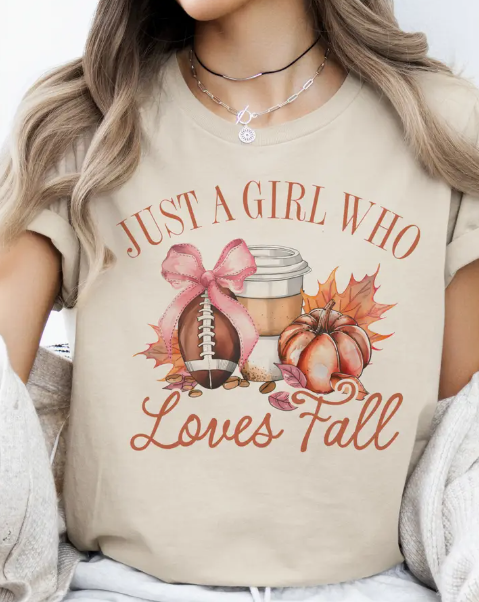 Just A Girl Who Loves Fall Tshirt