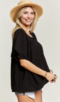 Swiss Dot Plus Blouse