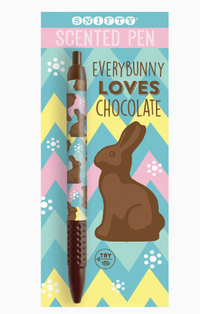Chocolate Easter Bunny Scented Pen Carded