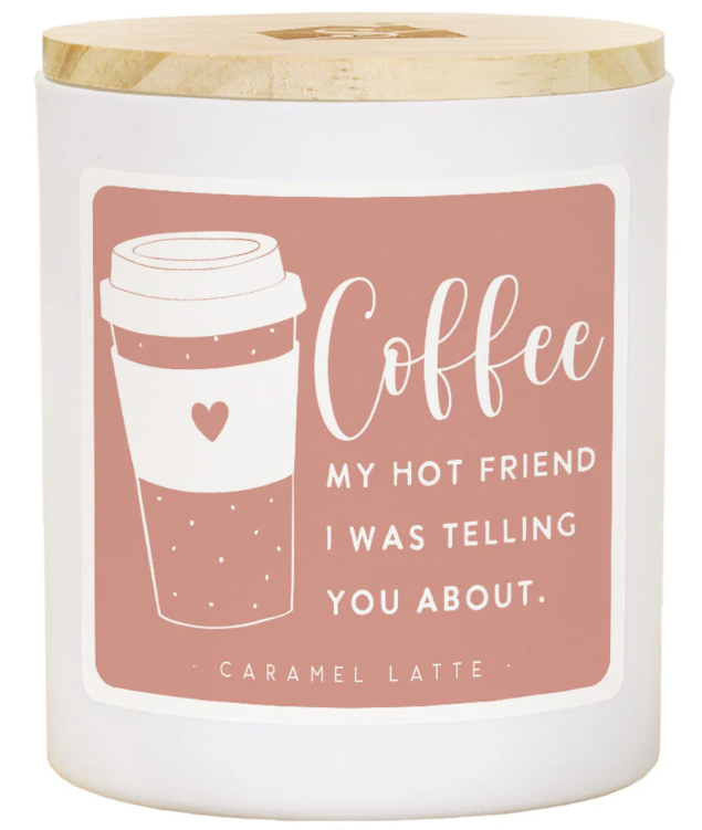 Coffee Hot Friend Candle