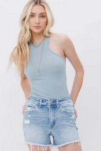 Mica Denim High Waist Shorts