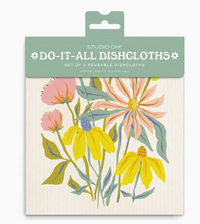 Springtime Blooms Do-It-All Dishcloths