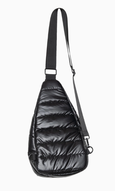 Metallic Crossbody Sling Bag