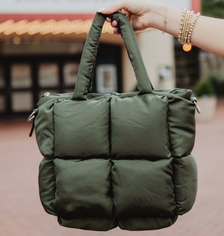 Mini Puffer Tote Bag
