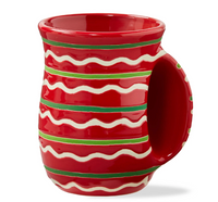 Festive Stripe Handwarmer Mug