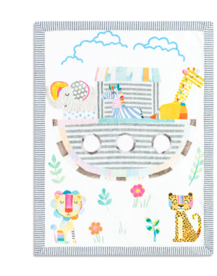 Noah's Ark Blanket - 30x40in