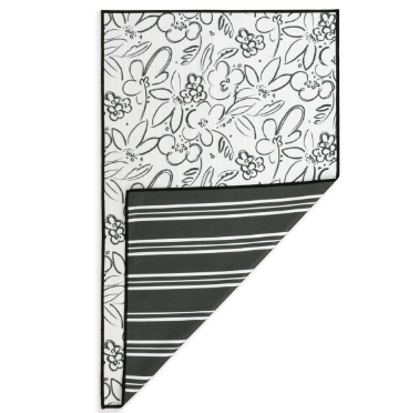 Modern Floral Absorbent Reversible Towel