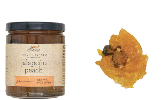 Finch+Fennel Jalapeño Peach Preserves