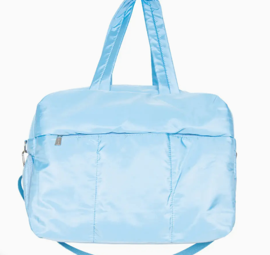 Puffer Weekender Bag w/ Pass-Thru Slip