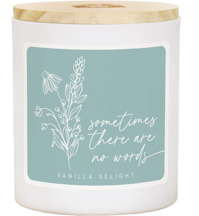 No Words Candle