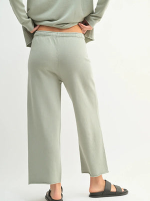 Malibu Wide-Leg Fleece Pants