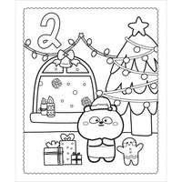 Christmas Advent Coloring Book