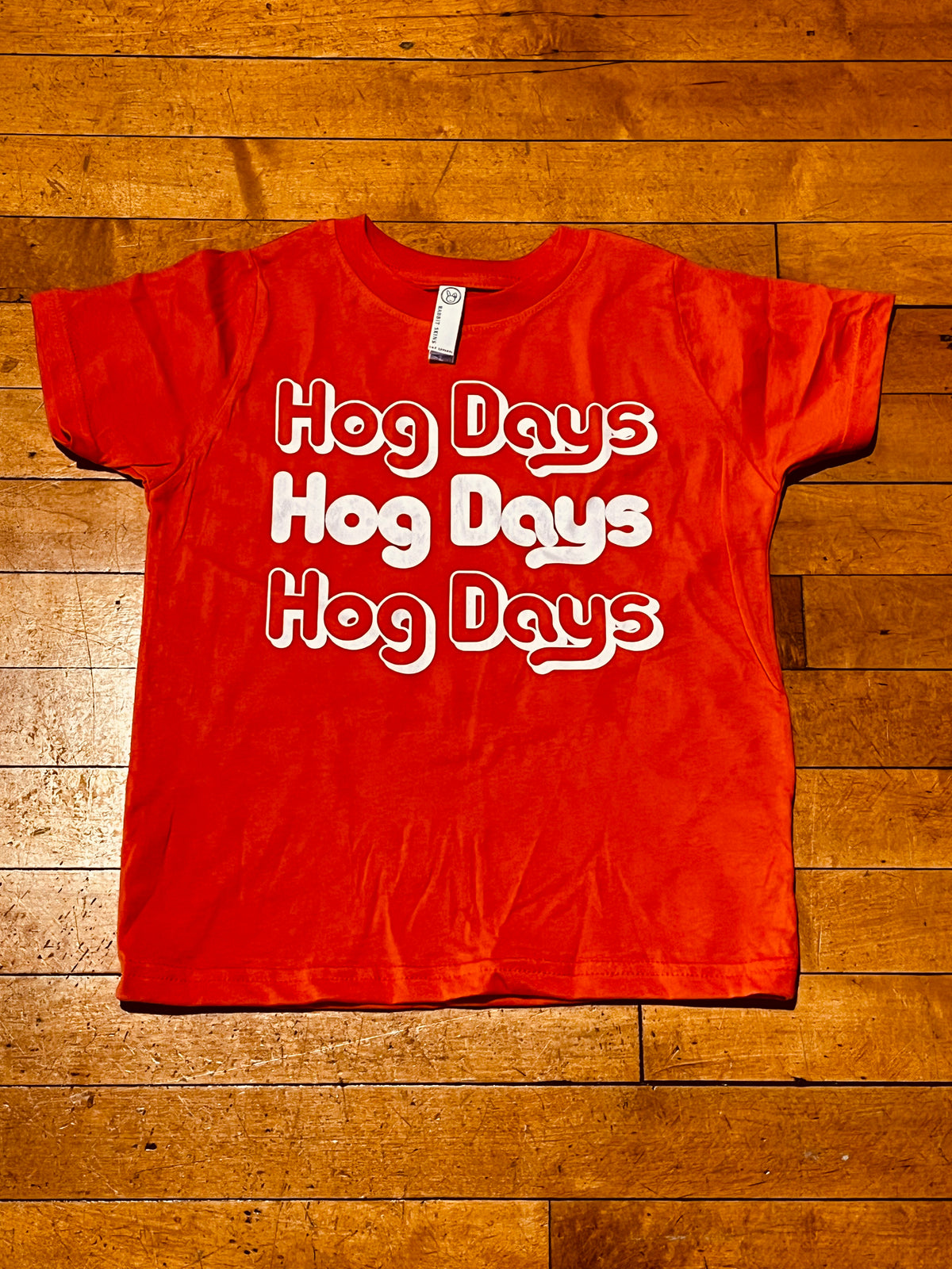 Short Sleeve Stacked Hog Days Youth Tee
