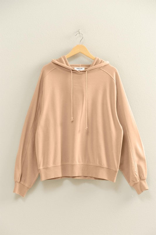 Mineral Washed Seam Detail Hoodie