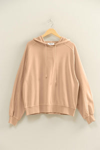 Mineral Washed Seam Detail Hoodie