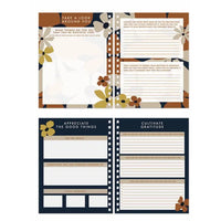 Spiral Gratitude Journal Graphic Floral