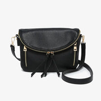 Aubree Flapover Multi-Compartment Crossbody Bag