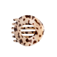 Blonde Tortoise | Large | Flat Circle Hair Clip