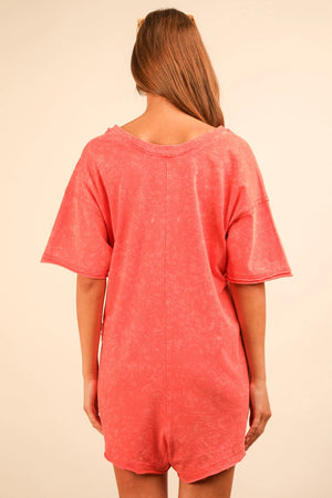 Mineral Wash 2 Pocket Romper