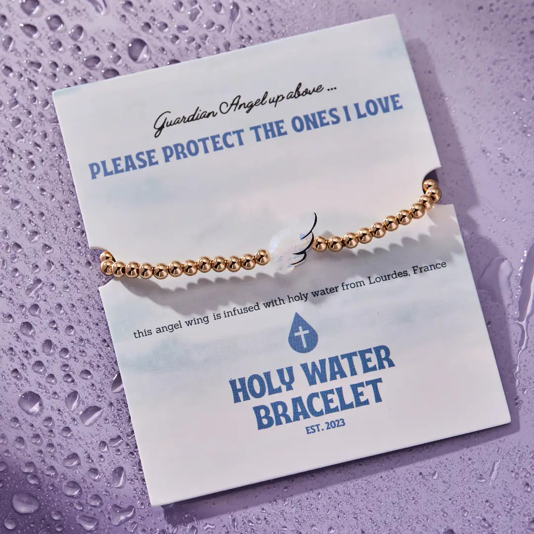 Holy Water Angel Wing Bracelet