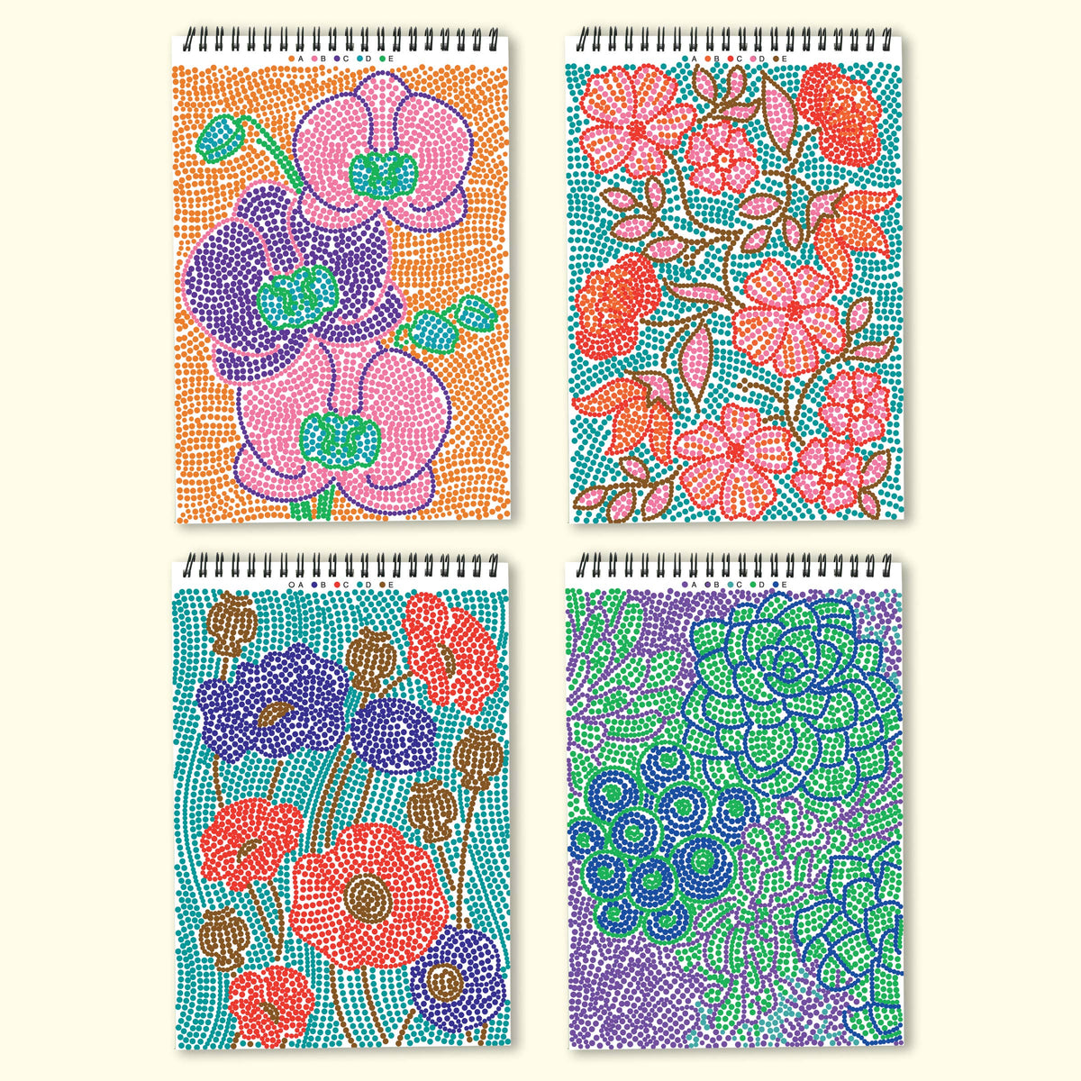 FlowArt -Dot by Letter- Botanicals