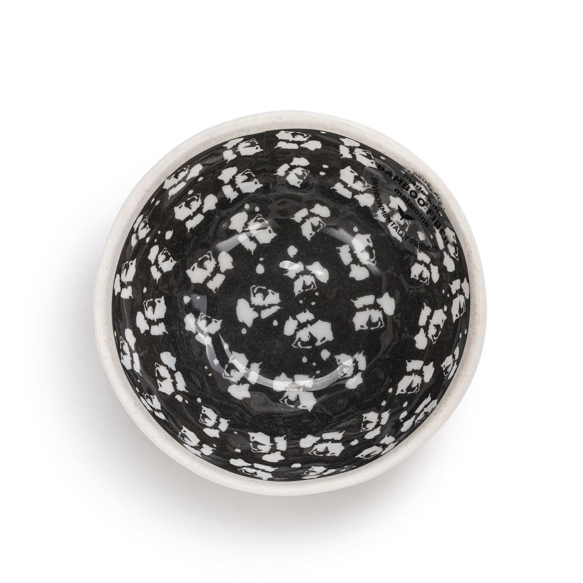 Grey Leaves Melamine Dip Bowl - 4.5in