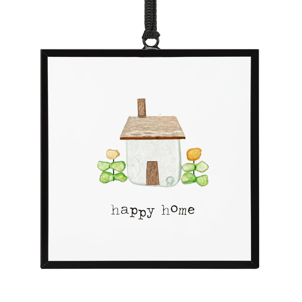 Happy Home Suncatcher - 3x3in