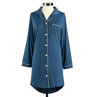 Long Sleeve Coral Cooling Night Shirt