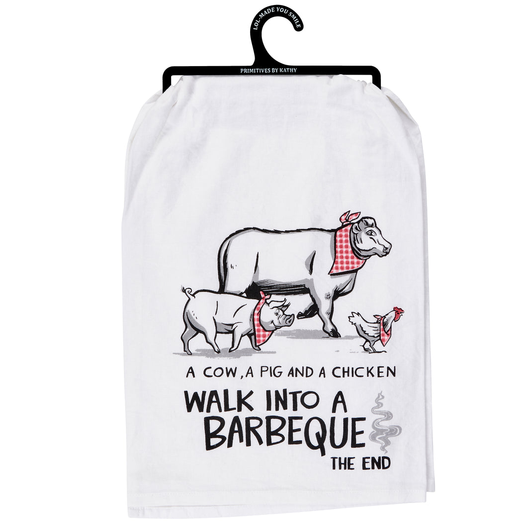 A Barbeque Kitchen Towel