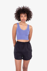 Ribbed Seamless Cropped Tank Top