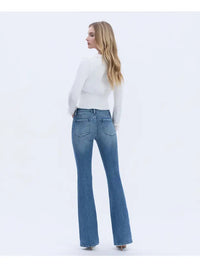 Lovervet By Vervet High Rise Full Length Bootcut Jean
