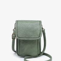 Scottie Distressed Small Crossbody w/ Front Pocket