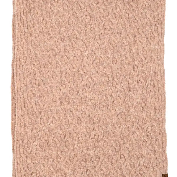 C.C Chain Link Cable Winter Scarf