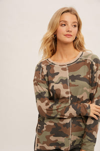Oakley Camouflage Long Sleeve Top