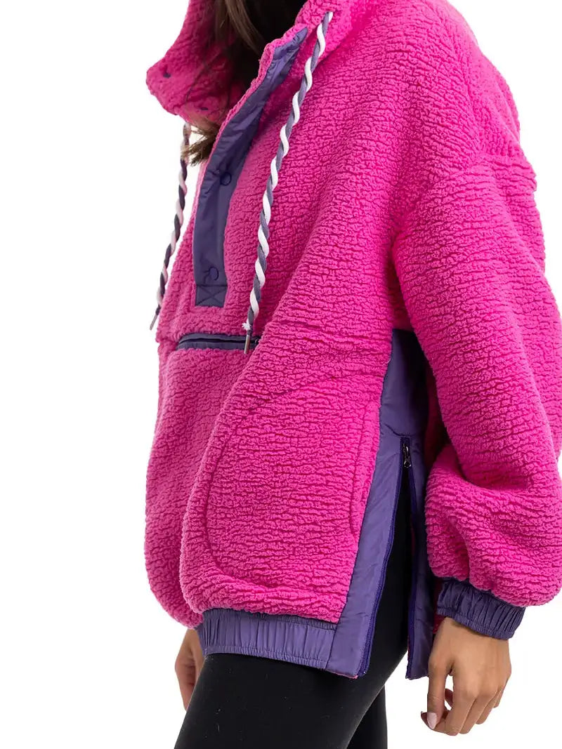 Two Toned Sherpa Fleece