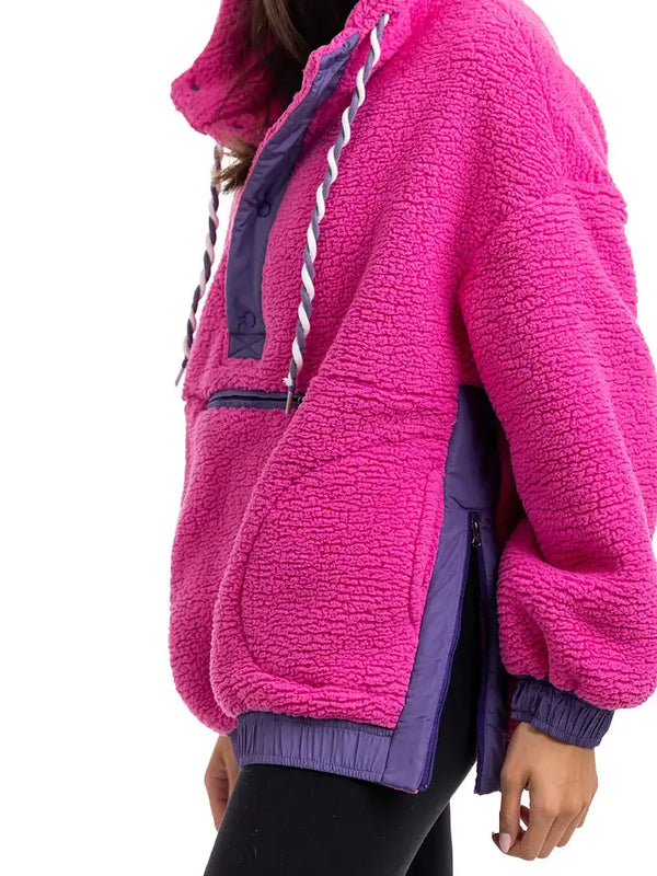 Two Toned Sherpa Fleece