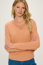 Load image into Gallery viewer, Long Sleeve Dolman Brushed Knit Top
