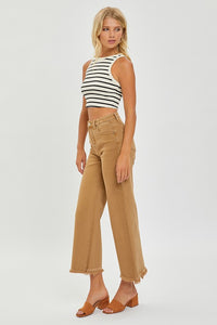 Risen High Rise Tummy Control Crop Wide Leg Pants