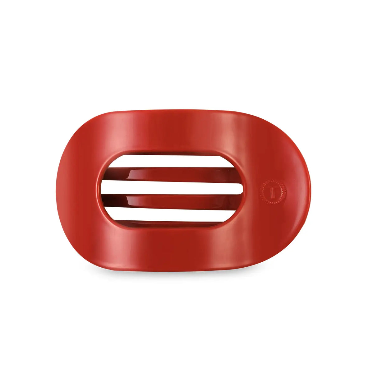 TELETIES Round Flat Hair Clip Medium