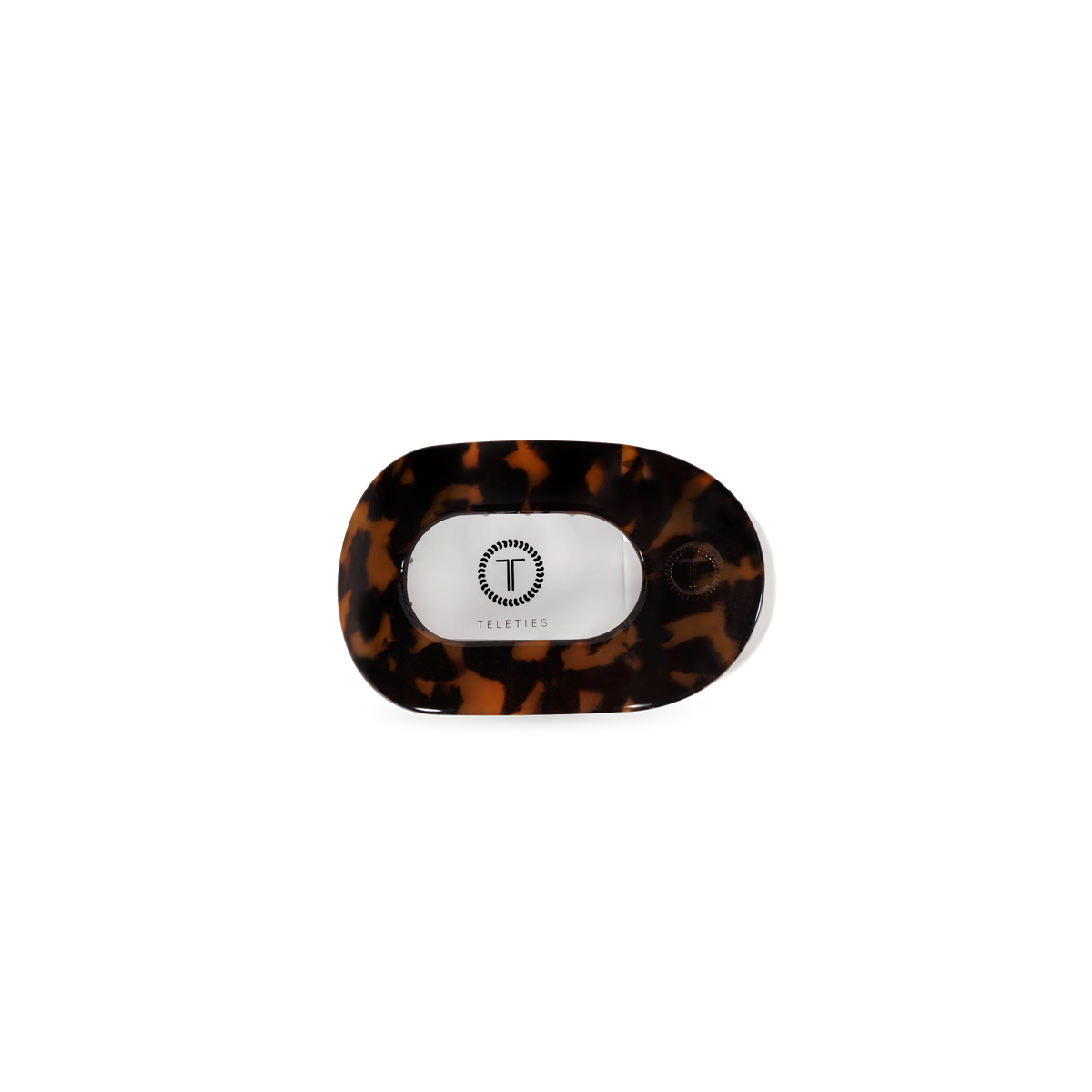 Tortoise | Tiny | Flat Round Hair Clip