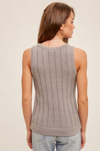 Cozy Rib Tank Sweater