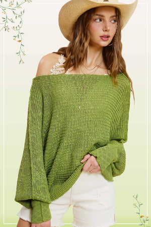 Lightweight Dolman Sleeve Sweater